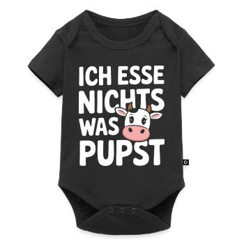 Végétarien Végétalien Végétarien Végétarien - Body à manches courtes Premium Bébé - noir - Devant