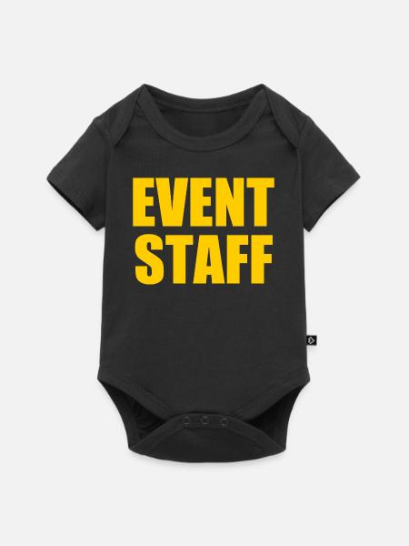 Event staff - Baby Premium Kurzarmbody - Schwarz