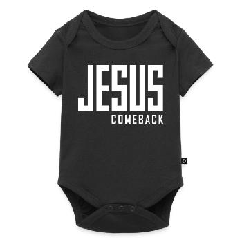 Jesus Comeback – Your Statement of Faith! - Baby Premium short-sleeve bodysuit - black - Front