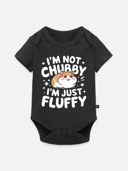Hamster - Baby Premium Kurzarmbody - Schwarz