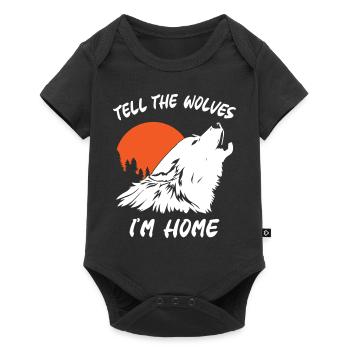 Tell the Wolves I Am Home - Baby Premium Kurzarmbody - Schwarz - Vorne