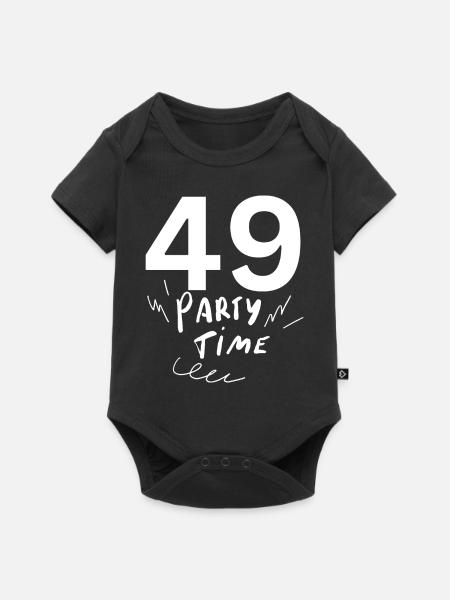 49 - Baby Premium Kurzarmbody - Schwarz