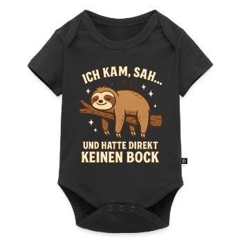 Sloth Gift Sloth Office Work Colleague - Baby Premium short-sleeve bodysuit - black - Front