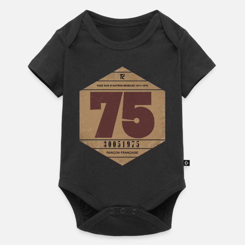 Vignette automobile 1975 - Body à manches courtes Premium Bébé - noir