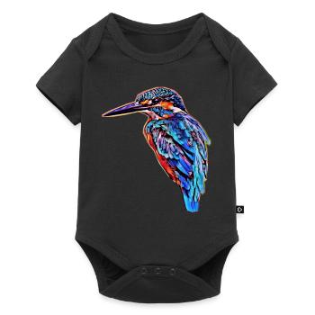 kingfisher - Baby Premium short-sleeve bodysuit - black - Front