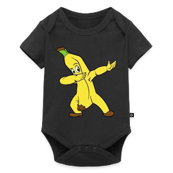 Dabbing Dab Banane - Body à manches courtes Premium Bébé - noir - Devant
