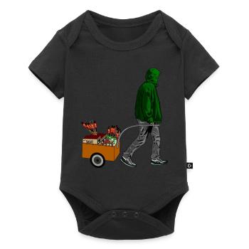 Pyro pyrotechnics fireworks - Baby Premium short-sleeve bodysuit - black - Front