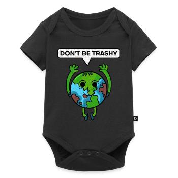 environment - Baby Premium short-sleeve bodysuit - black - Front