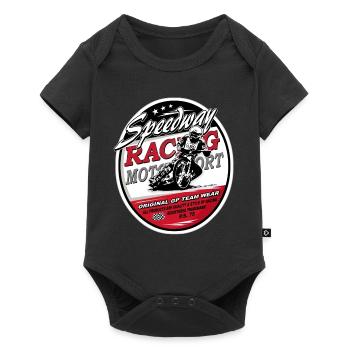 Speedway Racing_AAA - Baby Premium Kurzarmbody - Schwarz - Vorne
