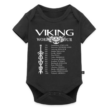 Viking - World Tour - Baby Premium Kurzarmbody - Schwarz - Vorne
