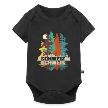 Switzerland - Baby Premium short-sleeve bodysuit - black - Front