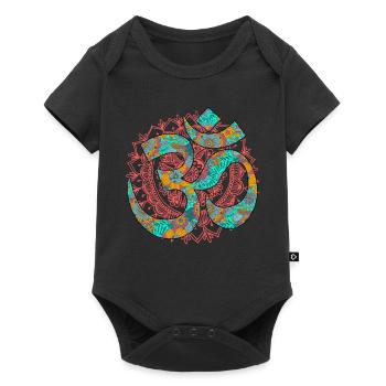 Namaste Om - Body à manches courtes Premium Bébé - noir - Devant