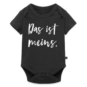 Das ist meins. - Baby Premium Kurzarmbody - Schwarz - Vorne