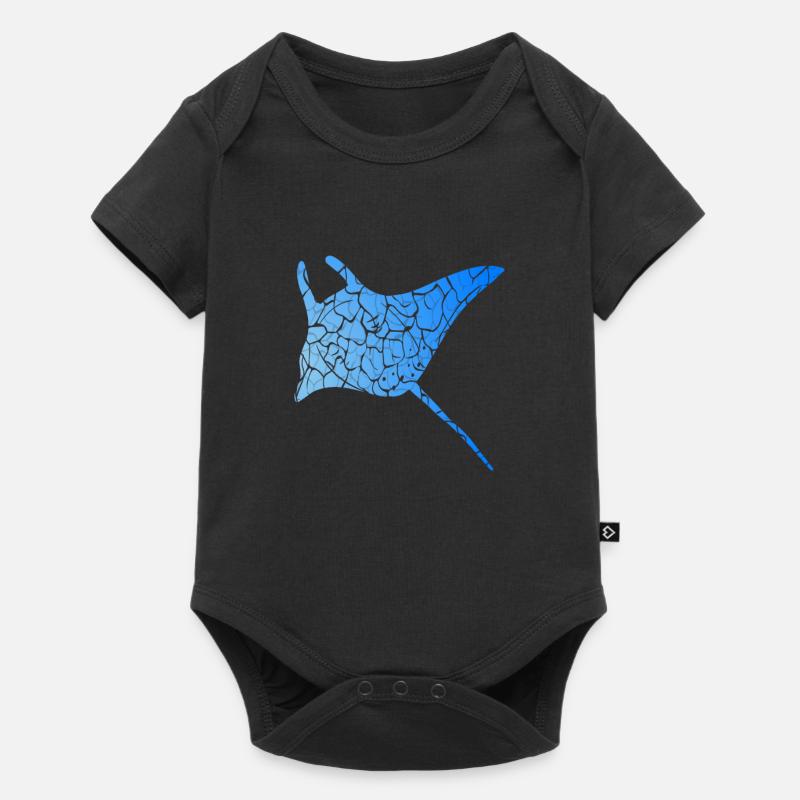 Tauchen Schnorcheln Gerätetauchen Geschenkidee - Baby Premium Kurzarmbody - Schwarz