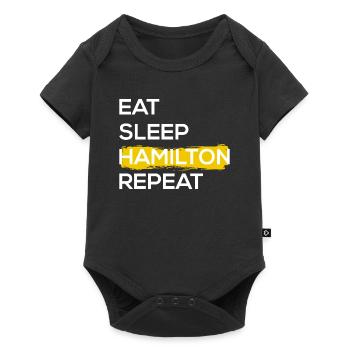 Mangez Sleep Hamilton Repeat II - Body à manches courtes Premium Bébé - noir - Devant
