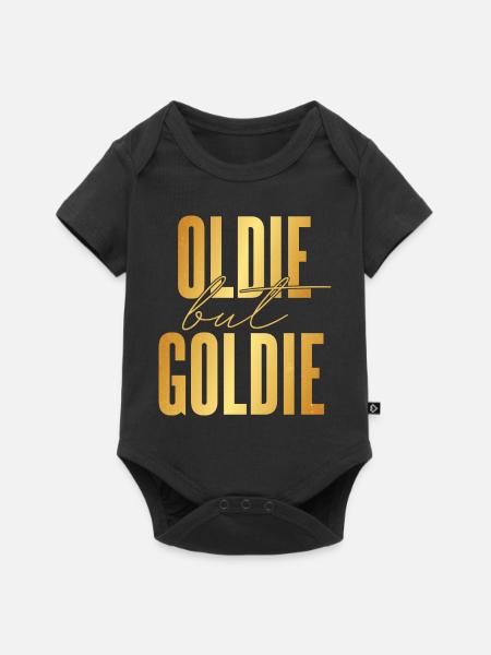 Oldie but Goldie - Baby Premium Kurzarmbody - Schwarz