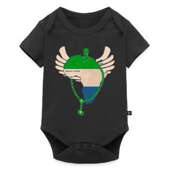 Sierra Leone - Baby Premium short-sleeve bodysuit - black - Front