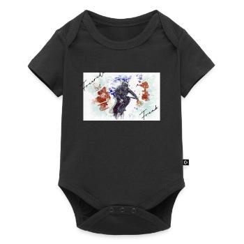 Freeride Freak - Body à manches courtes Premium Bébé - noir - Devant