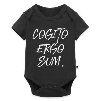 so I think I'm Latin language script - Baby Premium short-sleeve bodysuit - black - Front