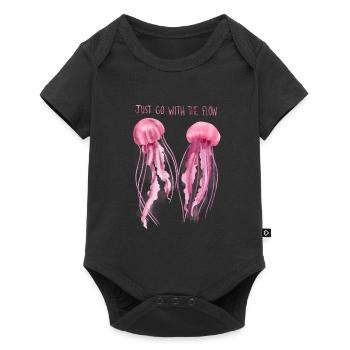 Méduse - Body à manches courtes Premium Bébé - noir - Devant