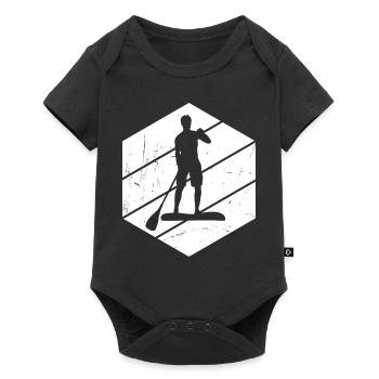 Sup Standup Paddle Men's Stand Up Paddle Board - Baby Premium short-sleeve bodysuit - black - Front