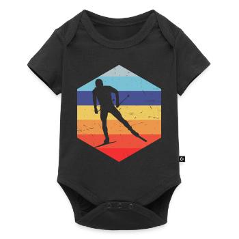Ski de fond Ski de fond classique Ski de fond classique - Body à manches courtes Premium Bébé - noir - Devant