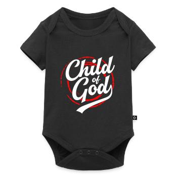 Enfant de Dieu - Vêtements chrétiens - Body à manches courtes Premium Bébé - noir - Devant