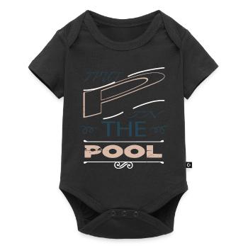 anniversaire cool cyclisme drôle tshirts de natation humour - Body à manches courtes Premium Bébé - noir - Devant