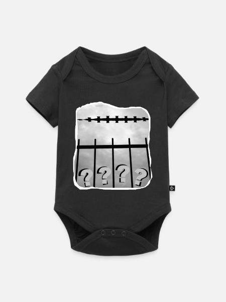 TOMZOFF Was soll das? - Baby Premium Kurzarmbody - Schwarz