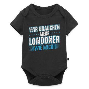 Wir brauchen mehr Londoner wie mich - Baby Premium Kurzarmbody - Schwarz - Vorne