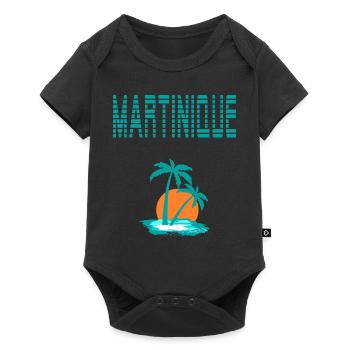 Martinique - Baby Premium short-sleeve bodysuit - black - Front