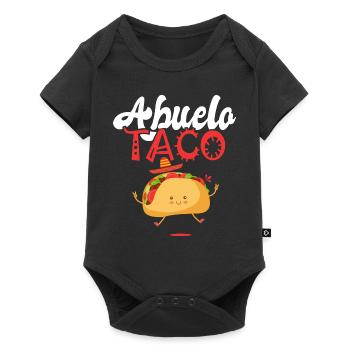 abuelo taco taco Tacos Mexican food gift - Baby Premium short-sleeve bodysuit - black - Front