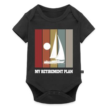My Retirement Plan Retiree Sailing - Baby Premium short-sleeve bodysuit - black - Front