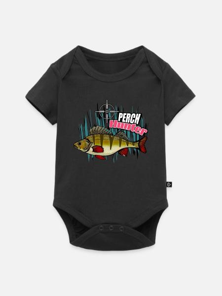 Barschjäger - Baby Premium Kurzarmbody - Schwarz