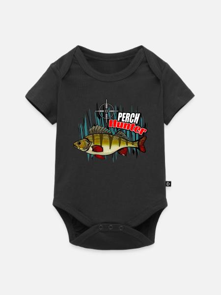 Barschjäger - Baby Premium Kurzarmbody - Schwarz