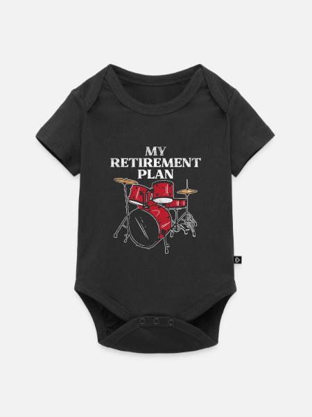 Batteur - Body à manches courtes Premium Bébé - noir