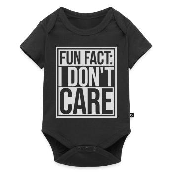 Je me fiche des faits - Body à manches courtes Premium Bébé - noir - Devant