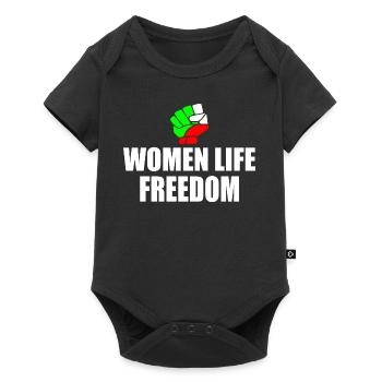 Women life freedom iran - Body à manches courtes Premium Bébé - noir - Devant