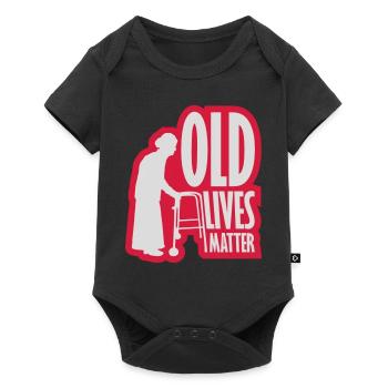 old lives matter quote - Baby Premium short-sleeve bodysuit - black - Front