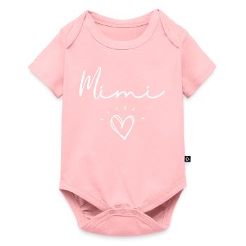 Mimi. mimi gift - Baby Premium short-sleeve bodysuit - rose - Front