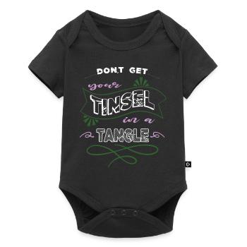 gift idea geek bday humor bodybuilding happy jokes - Baby Premium short-sleeve bodysuit - black - Front