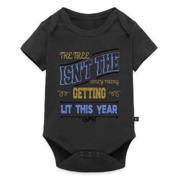 Bedroom Beach Holiday Jokes Bodybuilding Dork - Baby Premium short-sleeve bodysuit - black - Front
