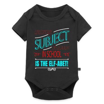jokes present idea present funny sayings christmas - Baby Premium short-sleeve bodysuit - black - Front