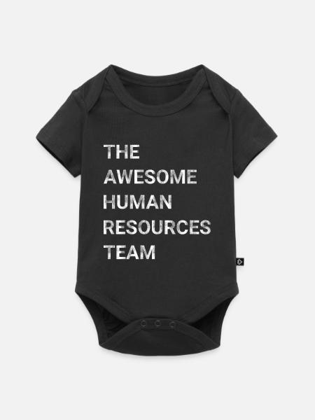 The Awesome Human Resources Team - Baby Premium short-sleeve bodysuit - black