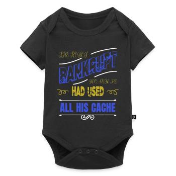 Hobbyists Robotics Tshirt Funny Citation Sci Fi - Body à manches courtes Premium Bébé - noir - Devant