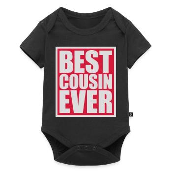 best cousin ever quote - Baby Premium short-sleeve bodysuit - black - Front