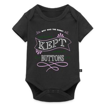 fun funny boys quote hobbyists automatic gift - Baby Premium short-sleeve bodysuit - black - Front