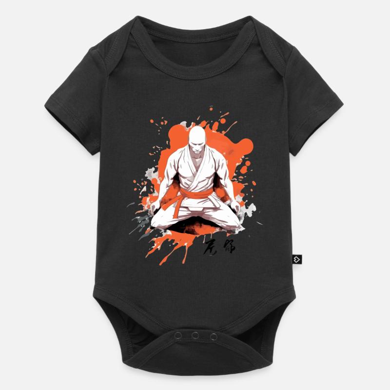 Le combattant - Body à manches courtes Premium Bébé - noir