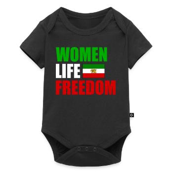 Women life freedom - Body à manches courtes Premium Bébé - noir - Devant