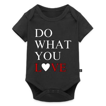 Faites ce que vous aimez - Body à manches courtes Premium Bébé - noir - Devant